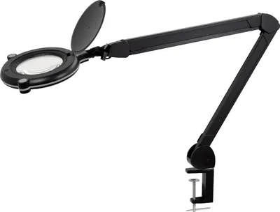 Produktbild von Lumeno Pure LED-Lupenleuchte mit verschiedenen Vergrößerungen Farbe: Schwarz, Größe: 3 Dioptrien
