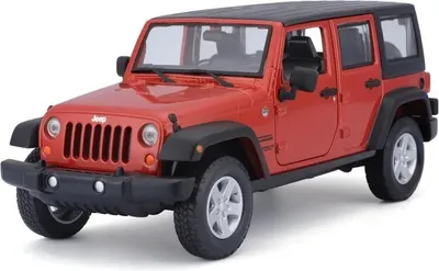 Produktbild von Maisto Jeep Wrangler Unlimited 1:24 2015 in orangeová