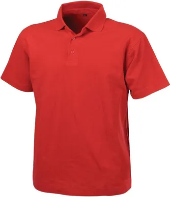 Produktbild von DASSY Poloshirt LEON Baumwolle Gr. S rot