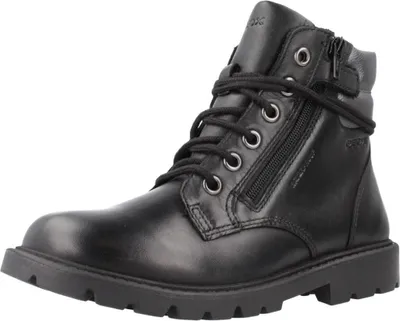 Produktbild von GEOX SHAYLAX Wasserdichte Jugend-Schuhe aus Leder/Kunstfaser, Schwarz