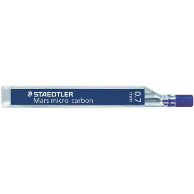 Image de Staedtler® 250 07-HB Feinmine Mars® micro carbon 250 - 0,7 mm, HB, schwarz, 12 Minen