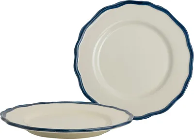 Produktbild von Laura Ashley Frühstücksteller Hedingham Solid Blue (21cm) (2-teilig)