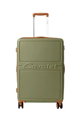 Produktbild von Grüne Koffer 65 cm, mittelgroßer Hartschalenkoffer Trolley Cavalet Bowatex