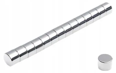 Produktbild von Neodym-Zylindermagnet MW 7x5 N38 100 Stück