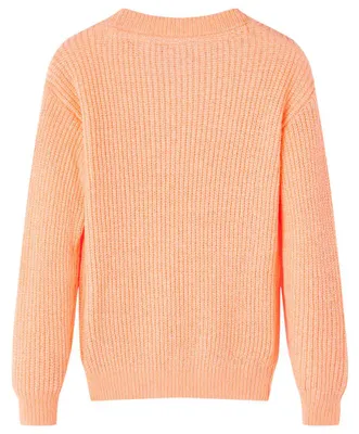 Produktbild von vidaXL Kinderpullover Gestrickt Hellorange 128