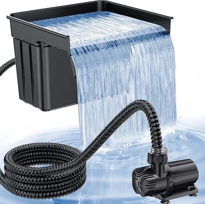 Produktbild von Wasserfallbecken 43 cm - Überlauf für große Gartenteiche - stimmungsvolle Wasserspiele - m-shop