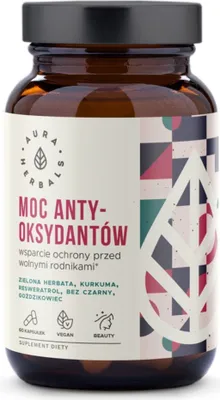Obrázek produktu pro Doplňky stravy Aura Herbals Moc Antyoksydantów (60 kapslí) 7954