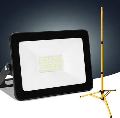 Immagine prodotto di Jopassy 50W LED proiettore da costruzione Proiettore a treppiede Proiettore da esterno Luce da lavoro Proiettore da costruzione IP66 Impermeabile Bianco caldo