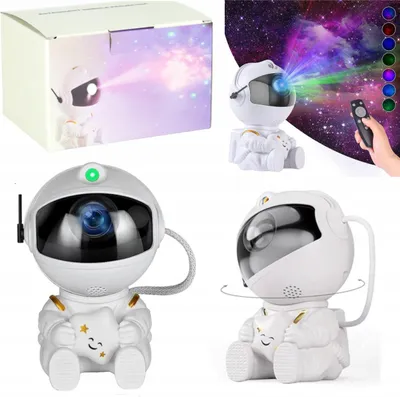 Image de Projecteur à lampe LED Projecteur d'étoiles Astronaut pour enfants Télécommande A2778