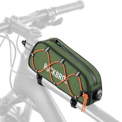 Produktbild von Rockbros ROAD TO SKY Fahrradtasche Oberrohr wasserdicht 0,7L Grün