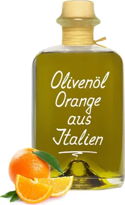 Produktbild von Olivenöl Orange aus Italien 0,5L - extra vergine kaltgepresst & intensive Fruchtnote