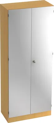 Produktbild von HAMMERBACHER Garderobenschrank Maße: 80 x 200,4 x 42 cm (B xH x T) Anzahl der Fachböden: 1 Fachboden