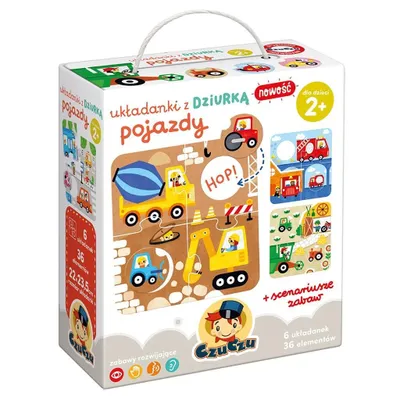 Produktbild von CzuCzu Puzzles mit Loch Fahrzeuge