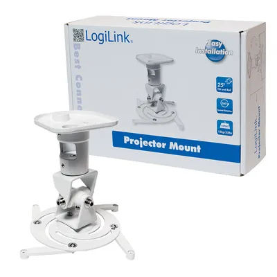 Zdjęcie produktu dla LogiLink BP0003, Sufit, 15 kg, Biały, 360°, 0 - 25°, RoHS