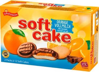 Produktbild von GRIESSON Soft Cake Vollmilch Orange,300g