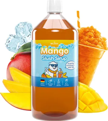 Produktbild von Slush Eis Sirup - Slush Konzentrat Mango 1000ml