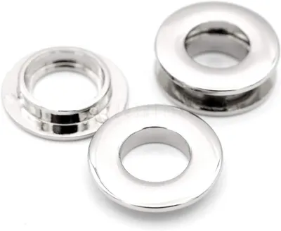 Productafbeelding van Metalen Klikringen - O-ringen Lus - Portemonnee Reparatie - Plat Oppervlak - 11 mm - Zilver