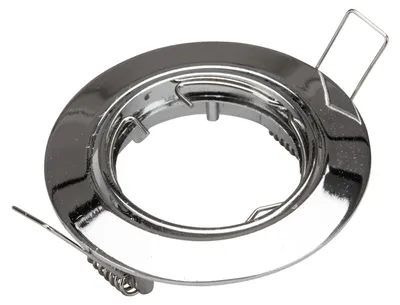 Produktbild von Deckeneinbaurahmen rund schwenkbar chrom 102 Ø 68mm