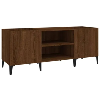 Produktbild von vidaXL Plattenschrank Braun Eichen-Optik 121x38x48 cm Holzwerkstoff