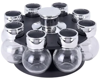 Produktbild von ORION Gewürzregal Gewürzhalter Organizer Streuer-Set 8 Stück Gewürzbehälter