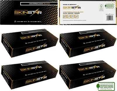 Image de SKINSTAR BLACK EDITION Fart universel Ski de fond Ski de compétition 1000g