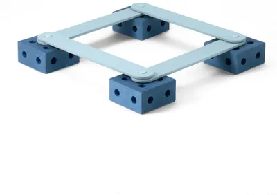 Produktbild von MODU Balance Track, Balance Board, Blau, 80 kg, Schaum, Holz,certified, 700 mm