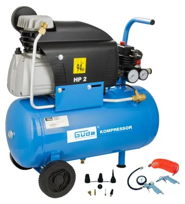 Produktbild von GÜDE Kompressor Druckluftkompressor Luftkompressor 231/10/24 Druckluftset 12tlg.