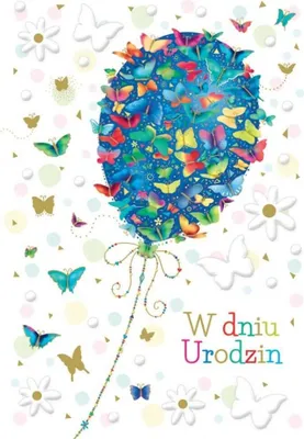Zdjęcie produktu dla Kartka okolicznościowa Urodziny - Trend