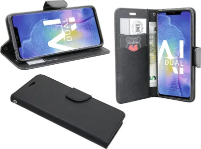Zdjęcie produktu dla Etui Huawei Mate 20 Pro Flip Case Protective Cover Czarny