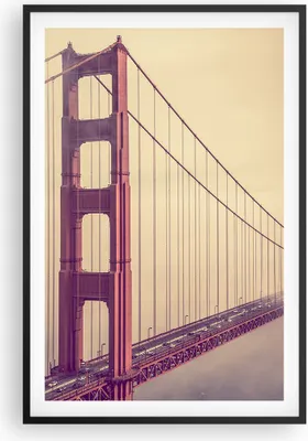 Produktbild von Gerahmtes Poster - Schwarzer Rahmen - Brücke Autobahn Infrastruktur - 61x91,5 cm - Wand Bild - Wanddeko - Wandbilder - Wandposter - Bilderrahmen - Bilder - Kunstdruck - Wandbild - P2BPA61x91-3071