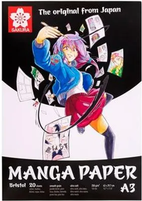 Immagine prodotto di Blocco da disegno Talens Sakura Manga A3