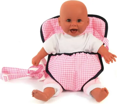 Produktbild von Bayer Chic 2000 Puppen-Tragegurt Dessin Pink Checker 782 46