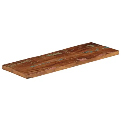 Immagine prodotto di Piano Tavolo 90x40x3,8 cm Rettangolare in Massello di Recupero