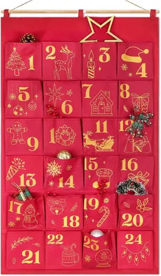 Image de Calendrier de l'Avent à décorations scintillantes, à remplir soi-même