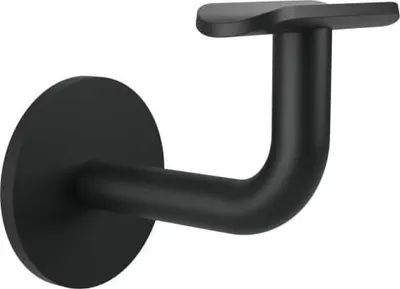 Produktbild von Sellon24® Edelstahl Handlaufhalter Schwarz RAL 9005 Handlaufträger Handlauf Wandhalter Treppen pulverbeschichtet 42,4 rund Geländer Black