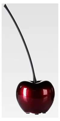Produktbild von Dekofigur - Dekoobjekt - Skulptur - Kirsche -Celebration - weinrot - Höhe 36cm - Keramik