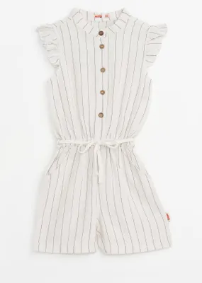Immagine prodotto di Tuta estiva da bambina – Taglia 110 (4-5 anni) – 100% cotone – Leggera, comoda ed elegante