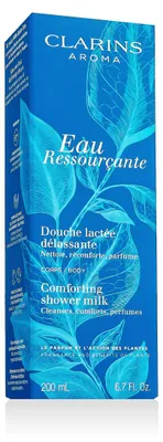 Produktbild von Clarins Eau Ressourçante Comforting Shower Milk, Duschmilch, 200 ml, Erwachsene, Frauen, Körper, Feuchtigkeitsspendend, Feuchtigkeitsspendend, Weichmachend