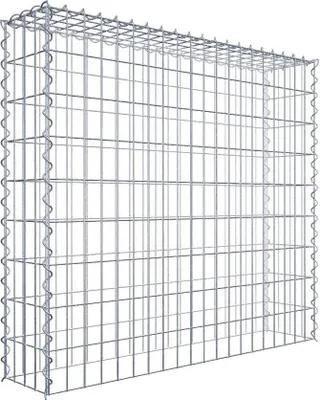 Produktbild von Anbaugabione Typ 3 100 cm x 90 cm x 20 cm (L x H x T), Maschenweite 5 cm x 10 cm, Spirale