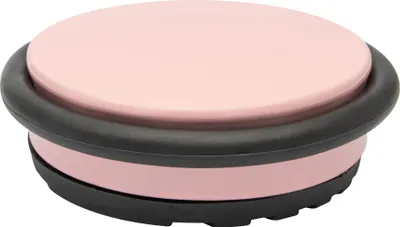 Produktbild von WAGNER Bodentürstopper BIG DISK COLOR PALE PINK - Ø 100 x 30 mm, Industriestahl rosa beschichtet, Gummi, 750 g - 15516601