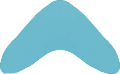 Produktbild von Bezug Bumerangkissen Wasserbett : Farbe - Ocean-blau