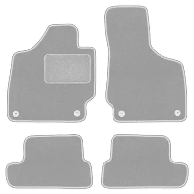 Immagine prodotto di Tappetini in moquette per Audi TT II 8J 2006-2014 (cabrio/roadster/coupé) – set 4 pezzi, grigi, su misura – Wielganizator OSLO