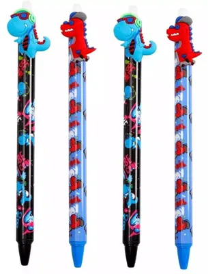 Produktbild von Radierbarer Stift mit Dinosaurier-Motiv