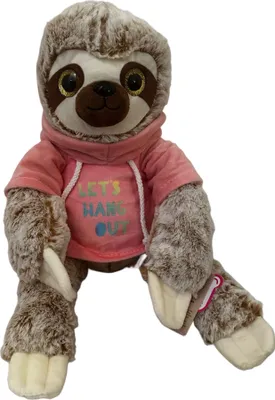 Produktbild von Faultier Kuscheltier XXL 52 cm Faultier Plüschtier Anime Kawaii Plush Stofftier Cute Plushies Plüschtiere Plushie Halloween Weihnachten Geschenke für Kinder Faultier Let´s Hang Out rosa