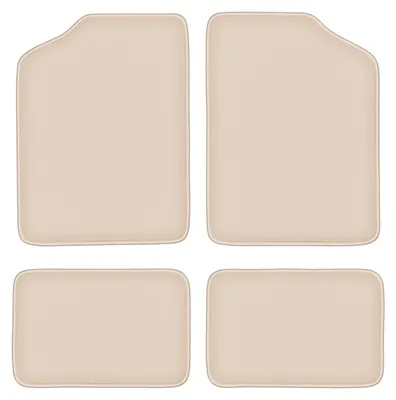 Produktbild von DURBAN Beige Velours-Fußmatten-Set für Renault 5 Schrägheck (1972-1985)