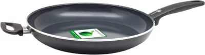 Immagine prodotto di Padella GreenPan con rivestimento ceramico a induzione, cottura senza tossine, lavabile in forno e in lavastoviglie - 32 cm, nero