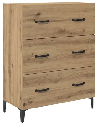 Image de Buffet avec tiroir Chêne artisanal 69,5 x 34 x 90 cm