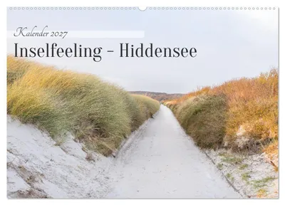 Produktbild von Inseelfeeling - Hiddensee (Wandkalender 2027 DIN A2 quer), CALVENDO Monatskalender