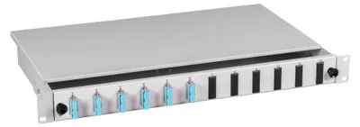 Imagen del producto de EFB Elektronik BA71203L12OM4, SC, OM4, gris, para montaje en rack, 1U, 483 mm