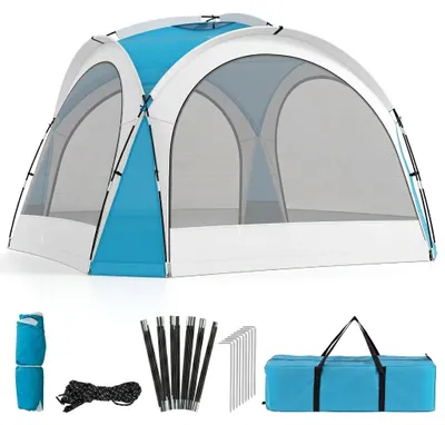 Produktbild von KOMFOTTEU 344 x 344 cm Strandmuschel für 6-8 Personen, Strandzelt